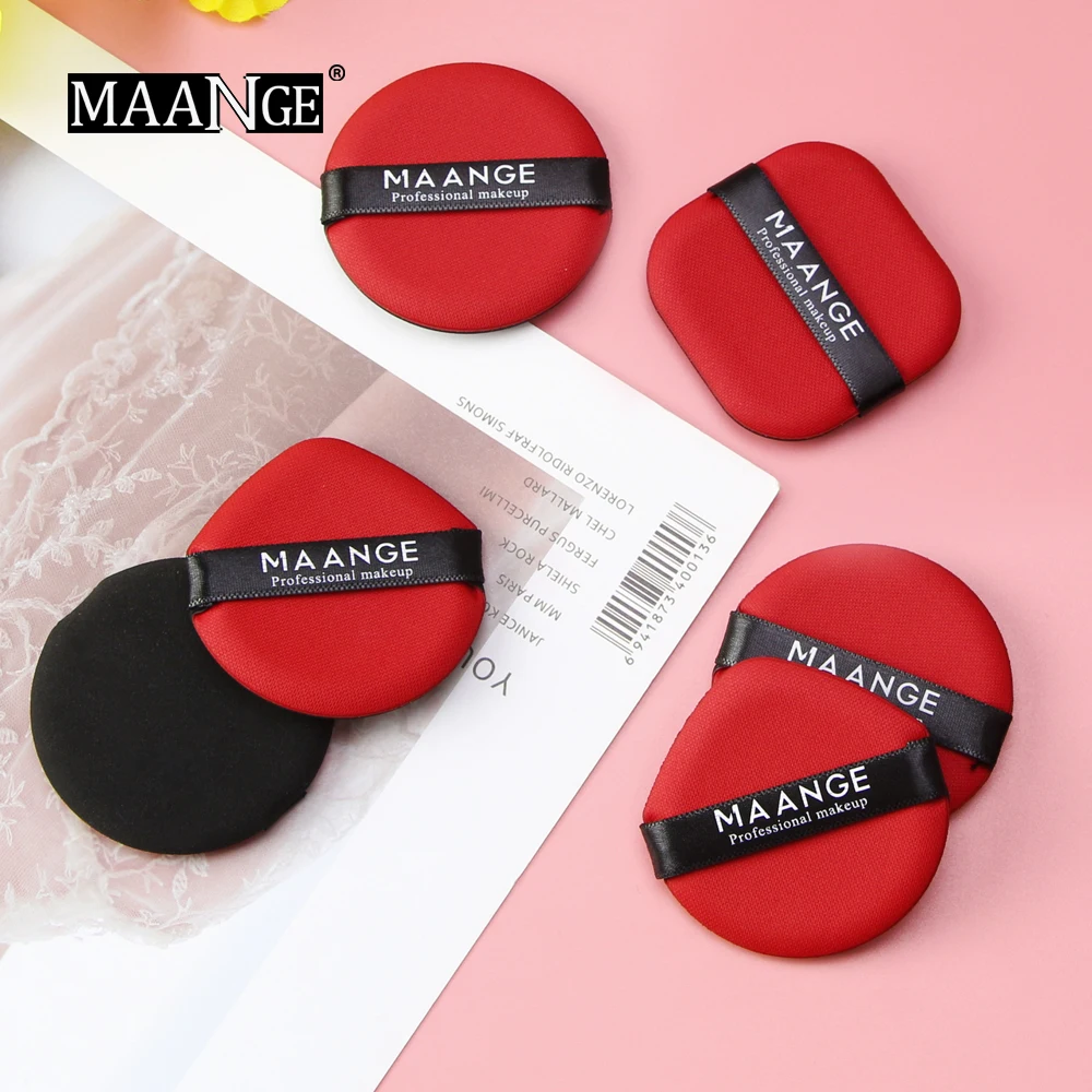 MAANGE 8 шт./компл. круглый кушон для макияжа Губка слоеный сухой влажный двойного назначения маскирующая Жидкая Основа BB/CC крем макияж затяжки