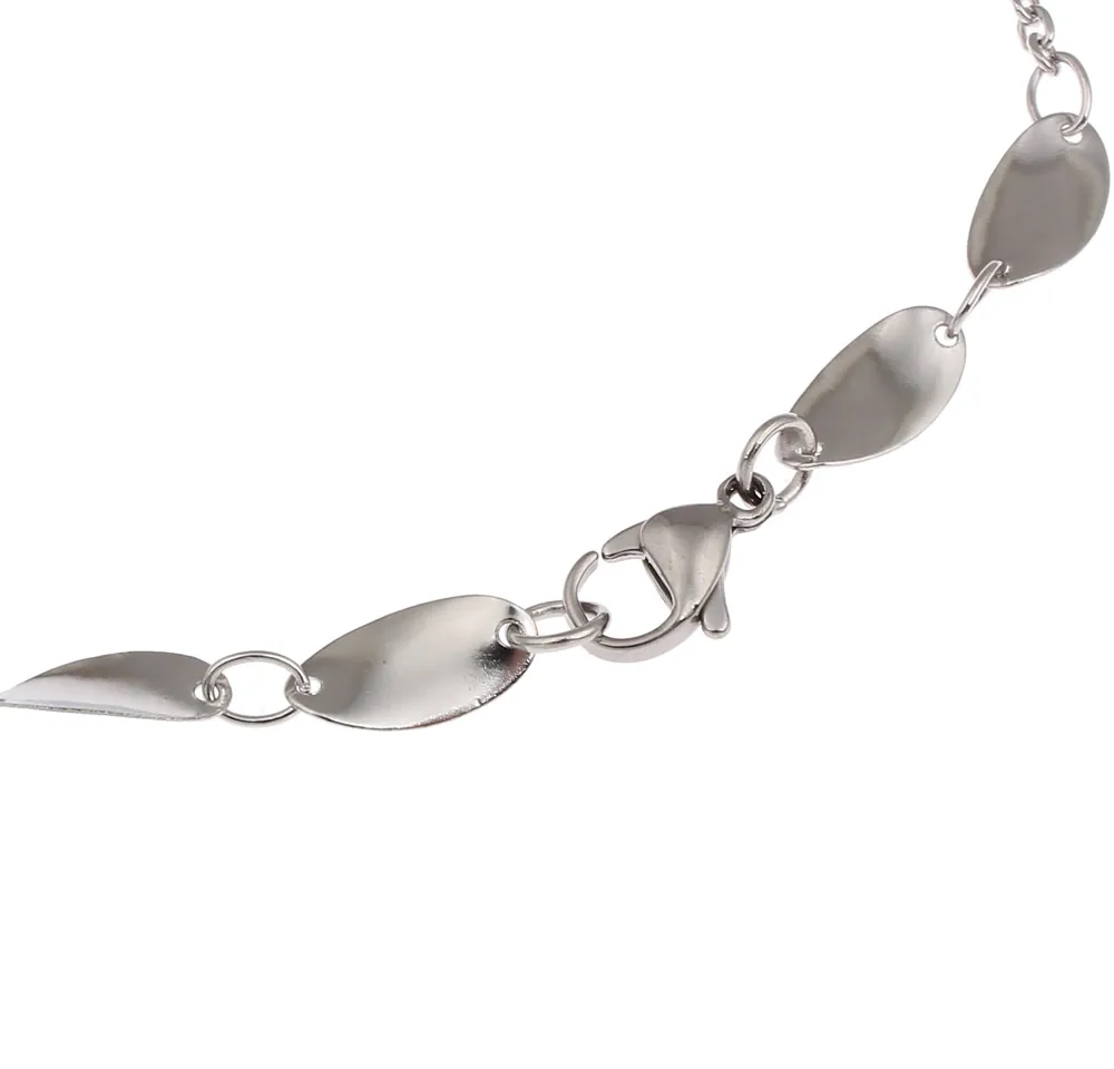 Новинка 2019 ювелирные изделия из нержавеющей стали преувеличенный овальный