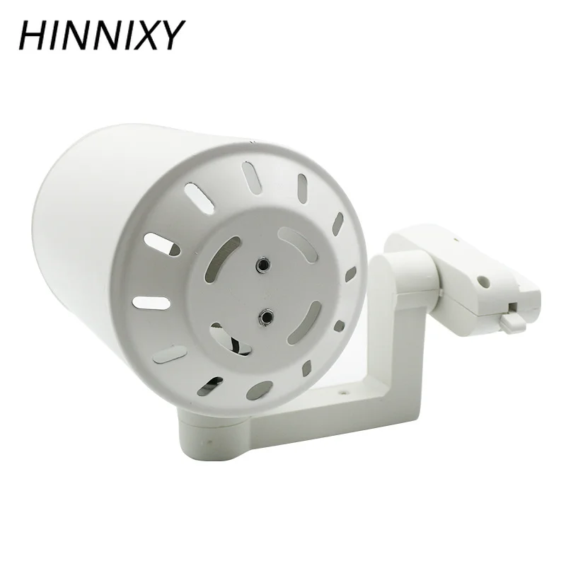 Hinnixy LED Par30 12W E27 трек лампа 100 240V 1200lm пластик черный белый корпус теплый