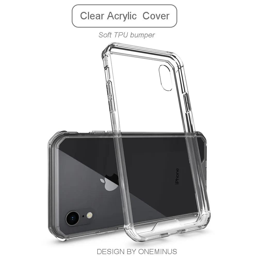 Противоударный Прозрачный Жесткий Тонкий чехол для iphone Xs Max XR 6s 8 7 Plus X | Мобильные