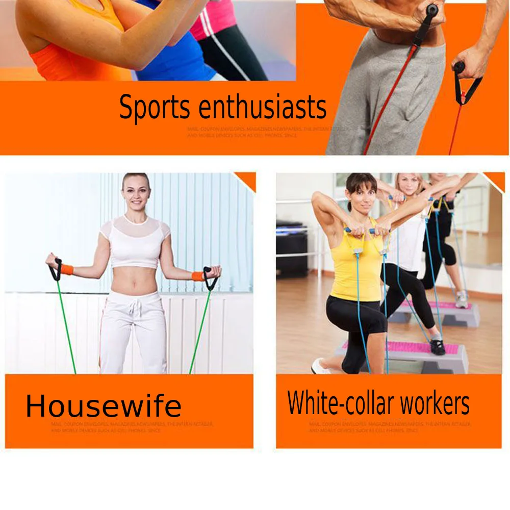 Эластичные ленты для фитнеса FDBRO 120 см | Спорт и развлечения