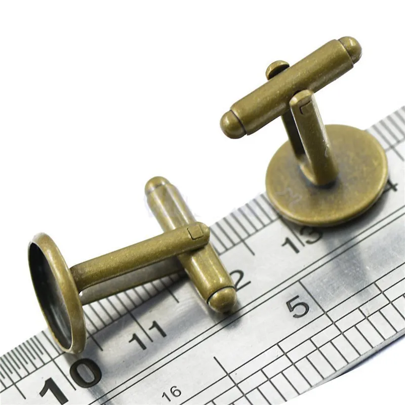 1 шт. запонки для запонок 18 мм 8 цветов|cufflink blanks settings|cufflink blankscufflink backs |