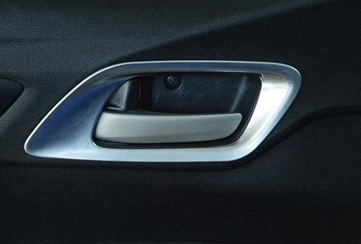 

Lapetus Car Styling Matte Inner Door Handle Bowl Cover Molding Trim 4 Piece / Set Fit For Honda FIT JAZZ 2014 2015 2016