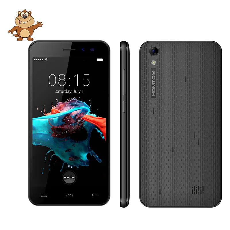 HOMTOM HT16 3g Смартфон Android 6 0 4 ядра MTK6580 экран 5 дюйма 1 ГБ Оперативная память 8 GB