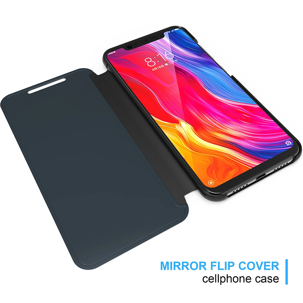 Clear View Smart Mirror Stand Phone Cover Case For Huawei P9 P10 Plus P20 Pro Mate 8 9 10 Flip Full 360 Protective |