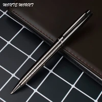metal gray pen luxury stationery school office supplies brand writing ballpoint pen best gift