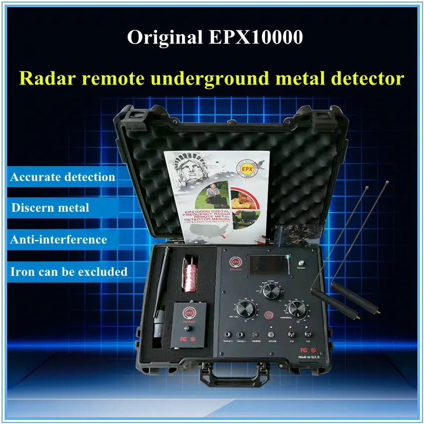 Оригинальный EPX10000 подземный металлоискатель Золотой искатель разведочный