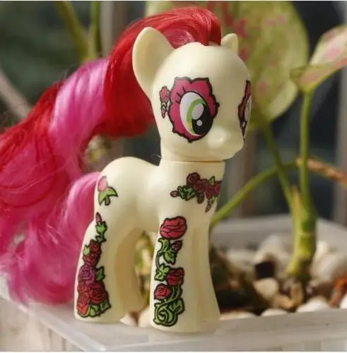 Высота 8 см маленькая лошадка boneca ПВХ фигурка виниловая кукла Ограниченная серия игрушки Collcetion модель детские игрушки лучшие подарки - Цвет: 10