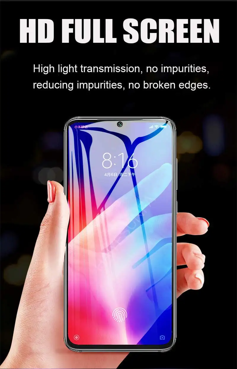 21D закаленное стекло для Xiaomi Redmi Note 7 6 K20 Pro, Защитная пленка для экрана для Xiaomi Redmi 6A K20, защитное стекло