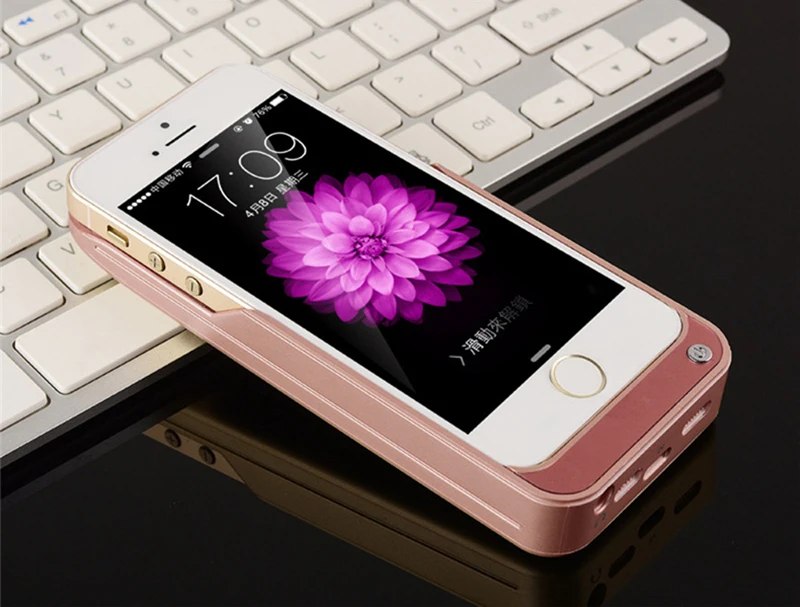 4200 мАч большая емкость чехол для телефона для iPhone 5 5S чехол для внешнего зарядного устройства для iPhone 5 SE корпус резервной батареи питания