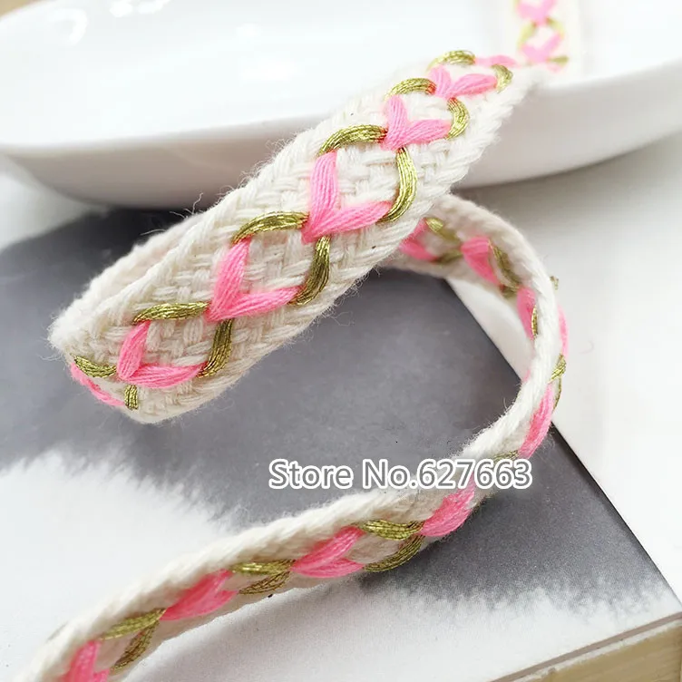 Экологически чистая мерсеризованная хлопковая L образная Новая модная декоративная ленточная веревка