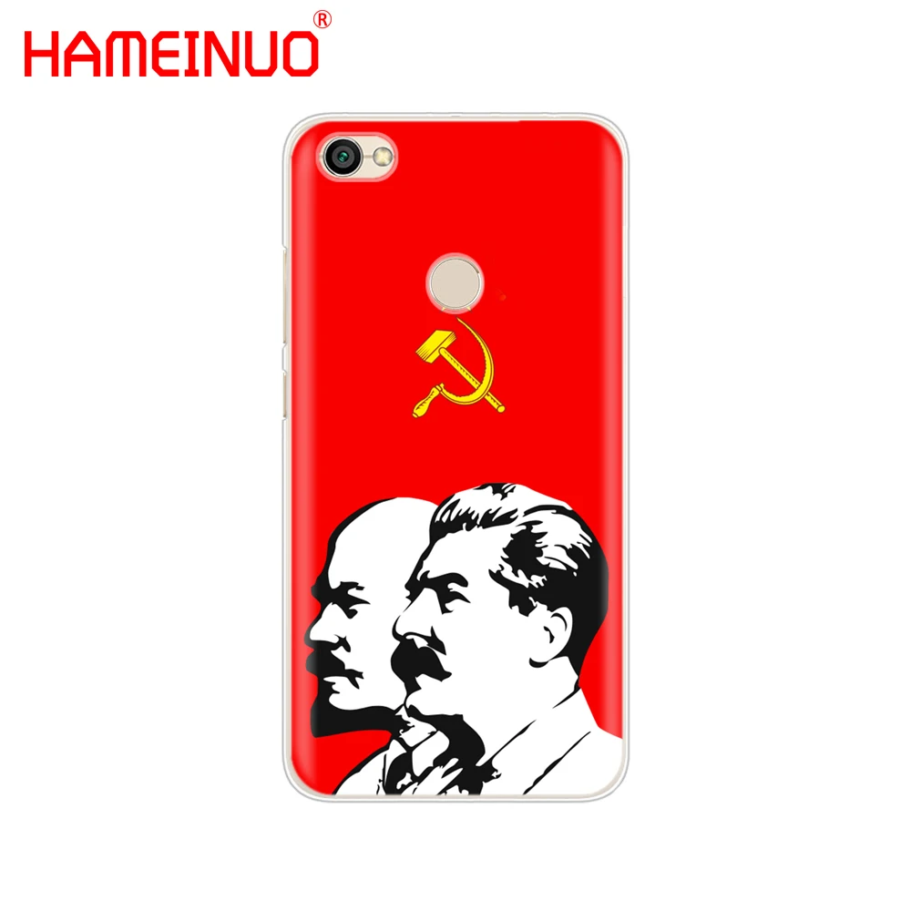 HAMEINUO lenin чехол с флагом Советского Союза для телефона Xiaomi redmi 5 4 1 1s 2 3 3s pro PLUS note 4X 4A 5A