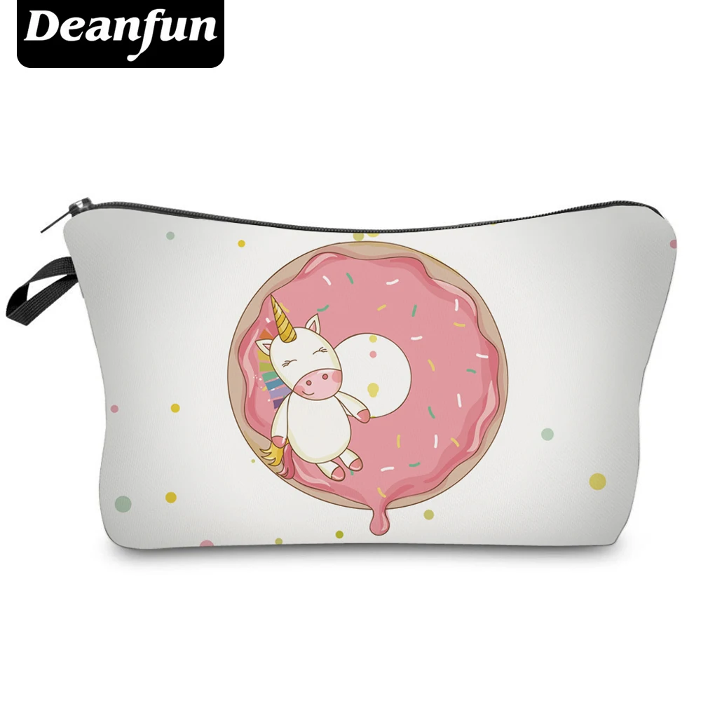 Deanfun модный бренд косметички в виде единорога новая мода 3D принт Женский дорожный