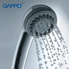 Насадка для душа Gappo GA03, круглая Лейка для душа, Лейка с хромированным абс покрытием, трехсторонняя, ручная, для ванной комнаты