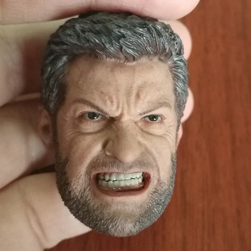 Модель для резьбы по голове Hugh Jackman в масштабе 1/6 голова версии злого подходит