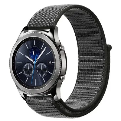 Новое поступление нейлоновый холщовый ремешок для samsung Galaxy Watch 46 мм SM-R800 42 мм SMR810 браслет умные аксессуары - Цвет: 2