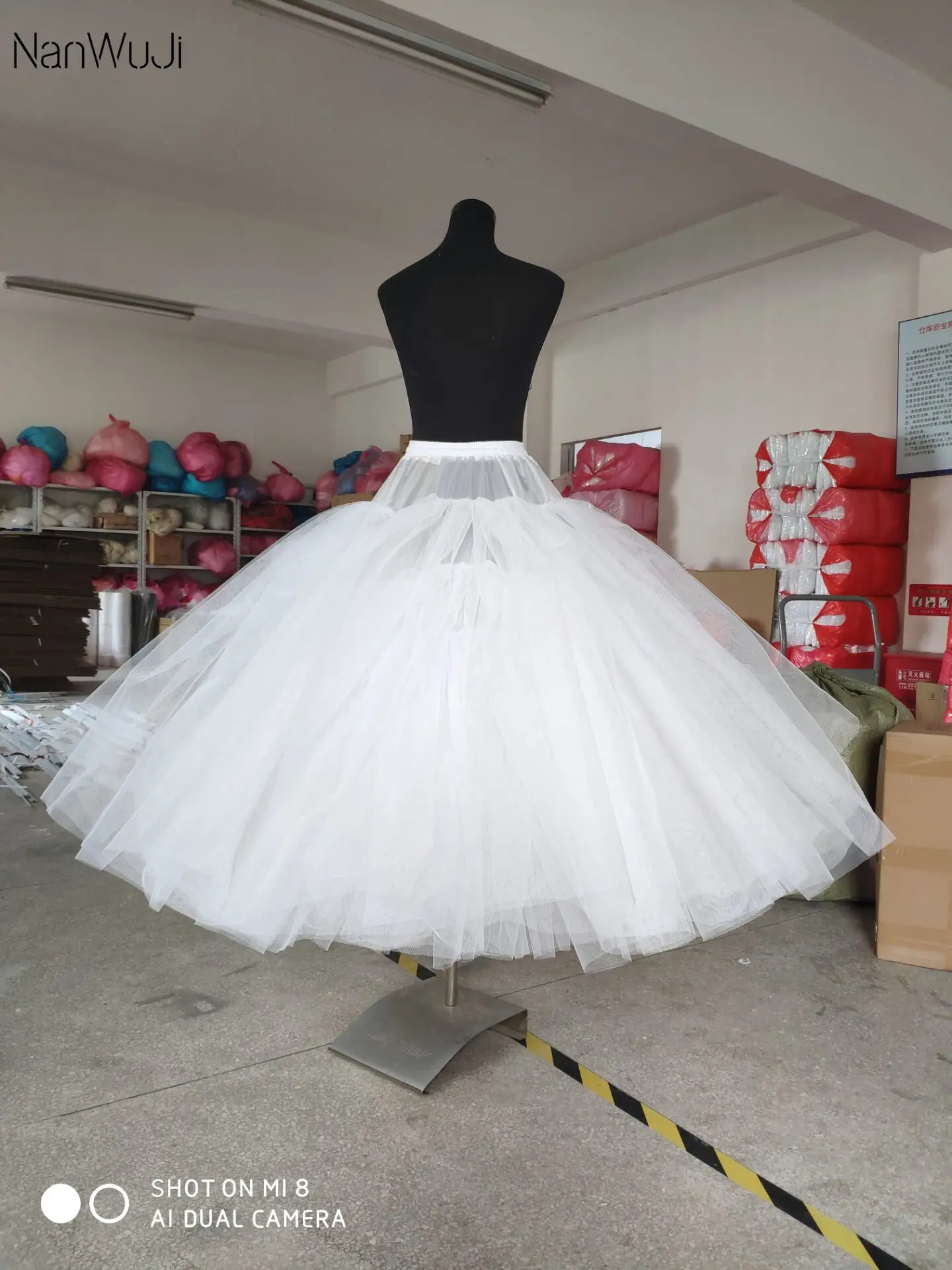 New 6 Layers No Hoops Petticoat Underskirt For Big Ball Gown Wedding Dresses Bridal Gowns Wedding Accessory Crinoline jupon