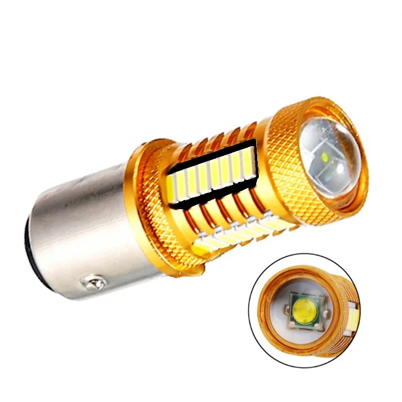 1 шт. 1157 P21/5 Вт BAY15D супер яркий 1200LM CREE чип светодиодный автомобильный стоп сигнал