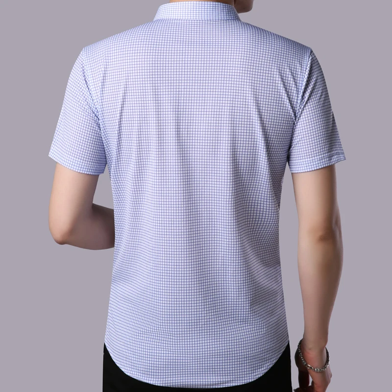 2019 новая рубашка Мужская модная одежда платье короткий рукав Повседневная