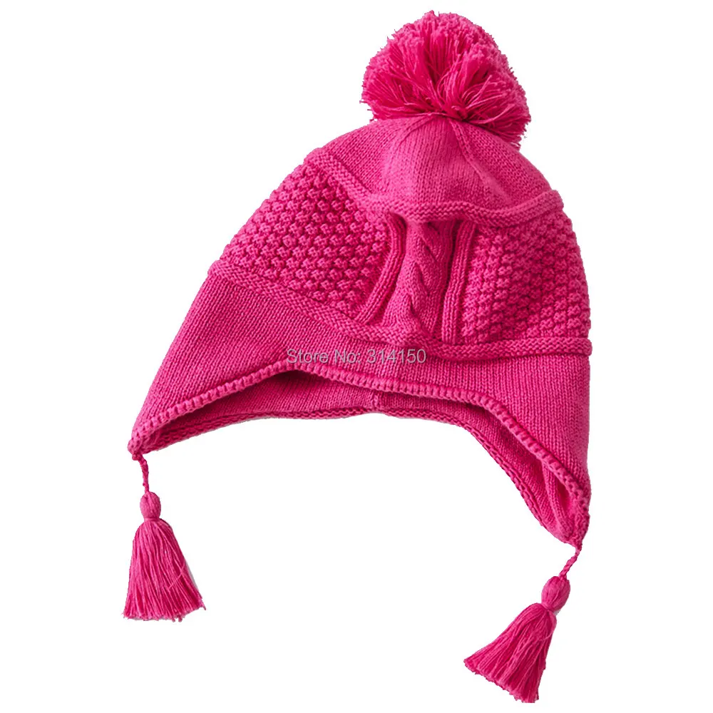 Детская вязаная шапка-колокольчик зимняя 1 шт. | одежда и обувь