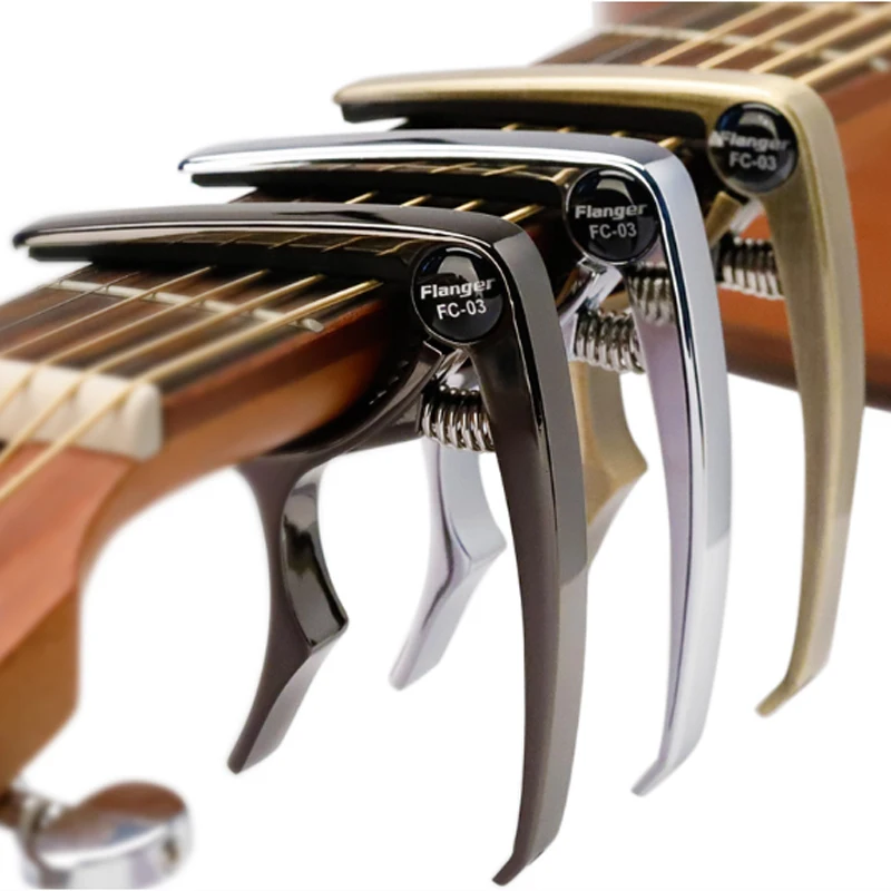 

Metal Acoustic Electric Folk Guitar Capo Professional Personality Guitar Tuner Capo With Pull Pin Function Multifunction Parts