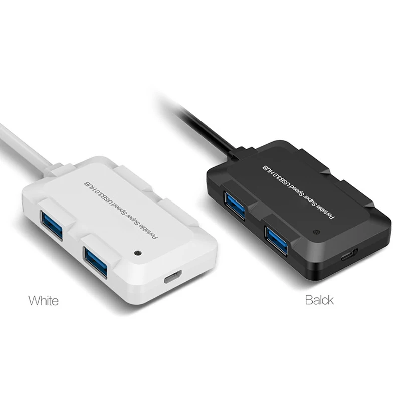 Высокая Скорость Тип C USB3.1 USB 4 порта USB3.0 хаб порт USB портативный OTG USB разветвитель