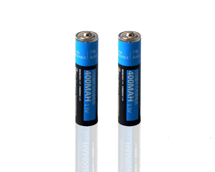 Kingsener USB Перезаряжаемые Батарея 1,5 V AA 1000 мАч литий-полимерный аккумулятор Батарея быстрой зарядки с разъемом Micro-USB кабель 2 шт./4 шт./компл - Цвет: 2PCS No. 7 AAA