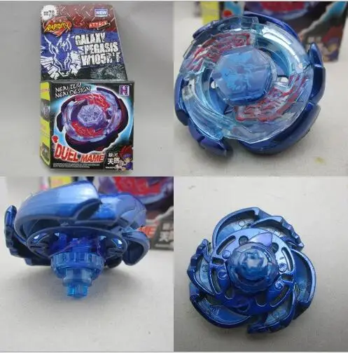 Bayblade Galaxy Pegasus (Pegasis) W105R2F металлическая фурия 4D легенды спиннинг Top BB70 Hyperblad без