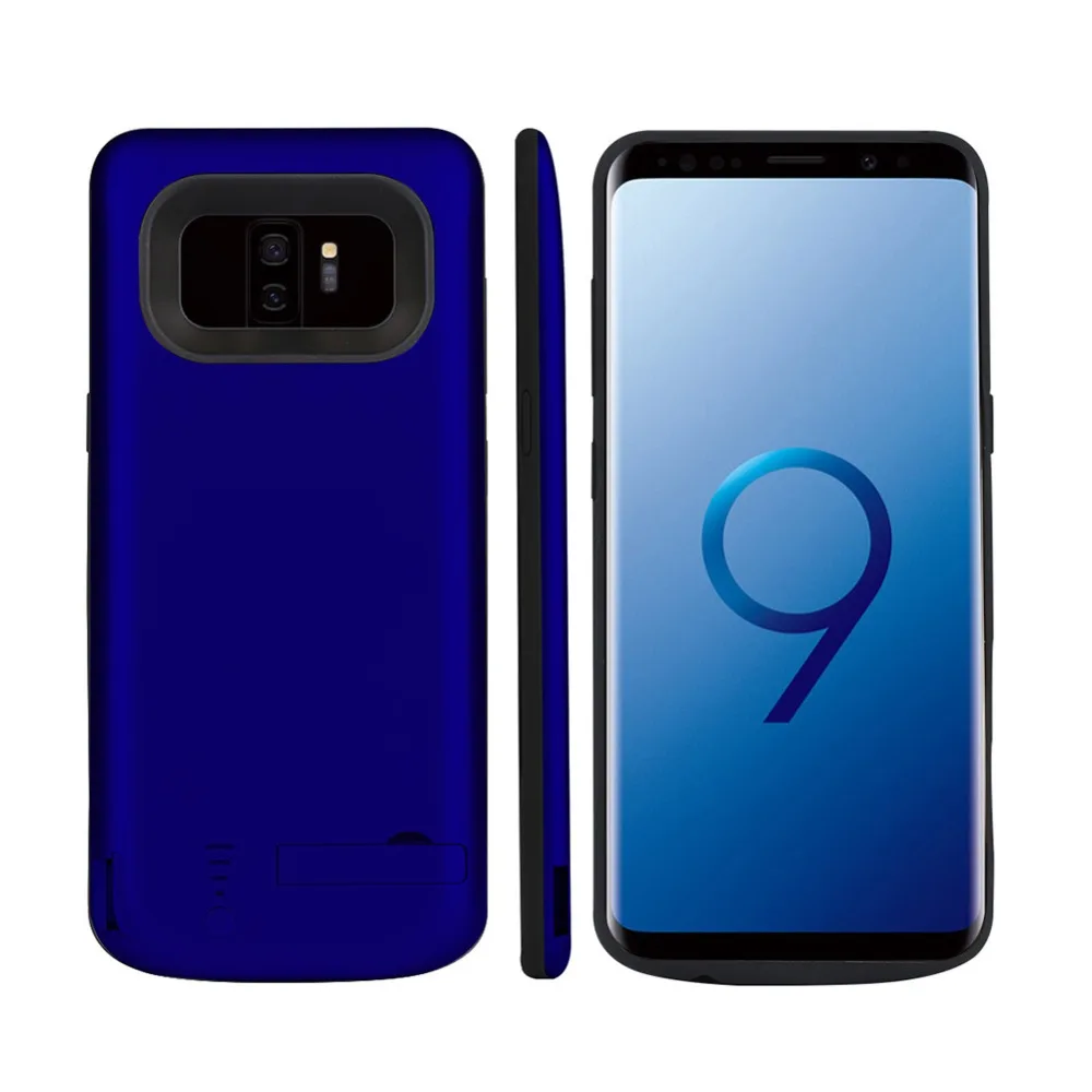 Новейший заряжаемый чехол 5000 мАч для Samsung Galaxy S9 внешний аккумулятор 6000 plus|Чехлы с