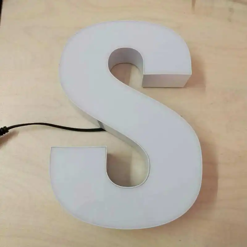 Пользовательский наружный Флип с именем магазина вывеской 3D подсветкой букв|letter