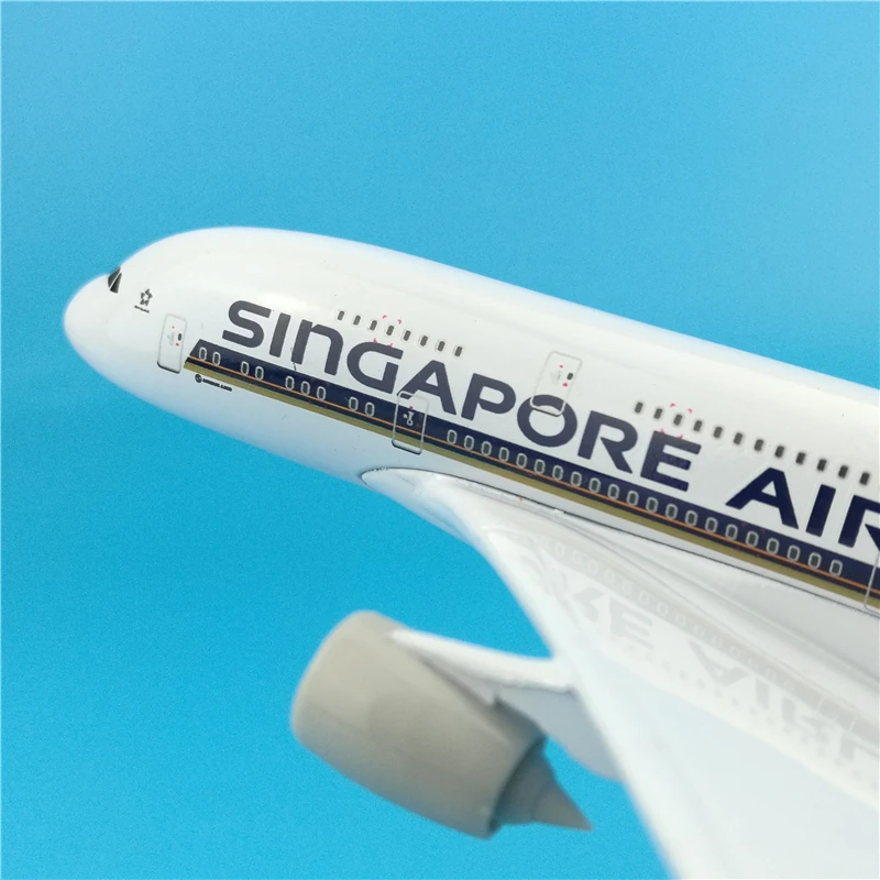 20 см A380 Singapore модели самолета самолетостроение Аэробус дыхательные пути модель
