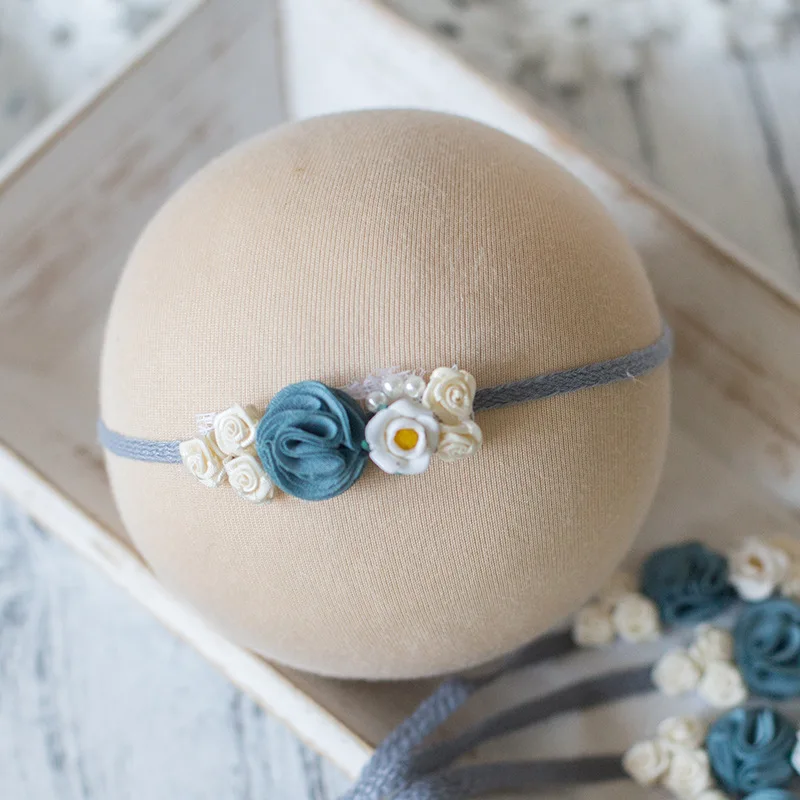 baby headbands girl headwear flower conch peral creative lovely photo shooting prop little newborn photography props | Детская одежда и