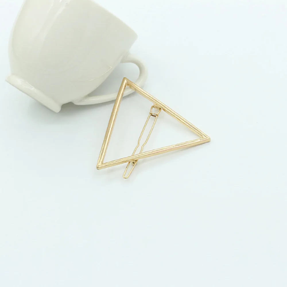 Новинка 2017 брендовые шпильки треугольная луна заколка для волос ювелирное