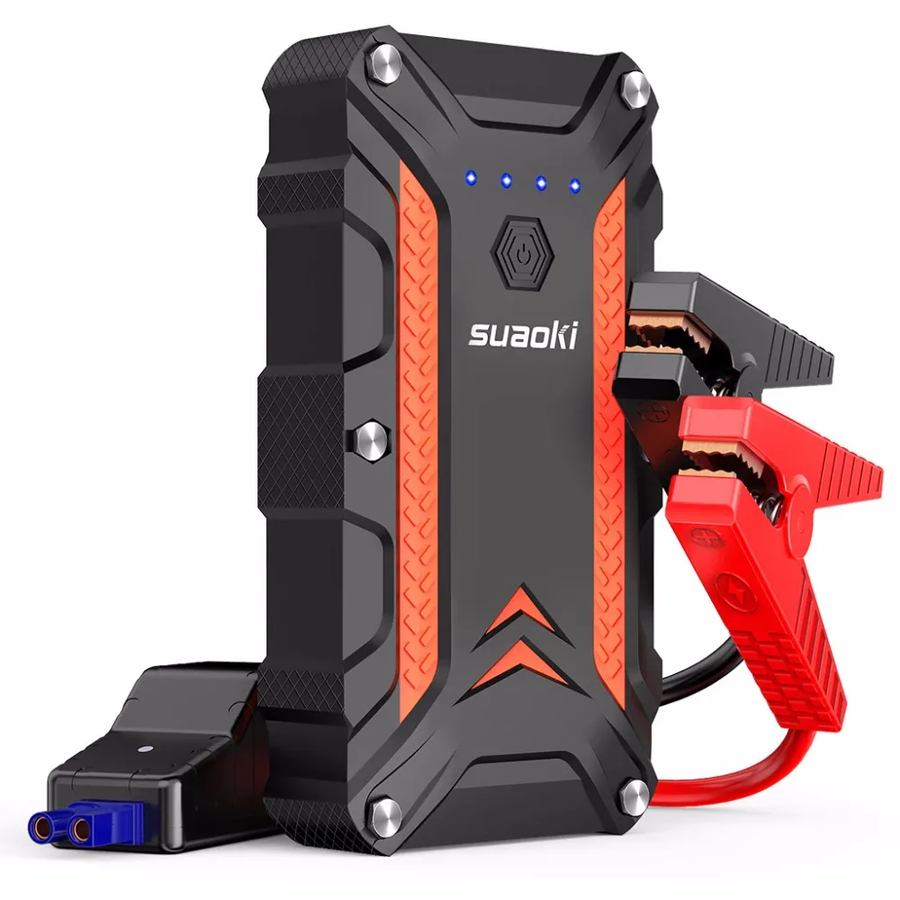 SUAOKI 1000A пиковый портативный стартер для автомобиля QC 3,0 Тип C до 7.0L газ или 5.0L дизельный двигатель авто аккумулятор бустер Банк мощности