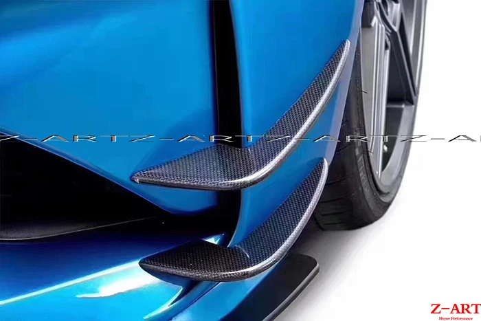 Z ART углеродное волокно передние щитки для BMW M2 2015 2017 реальные передний сплиттер F87