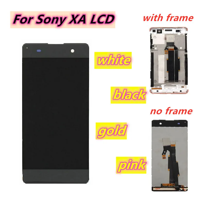 5 0 &quotF3111 ЖК дисплей Дисплей для Sony Xperia XA Сенсорный экран с рамкой F3111 F3112 F3113