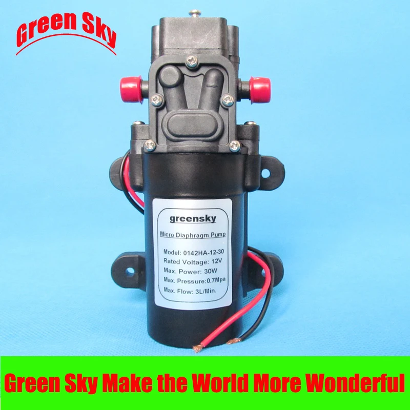 

Hot Selling DC12V 30W High Pressure diaphragm pump boat