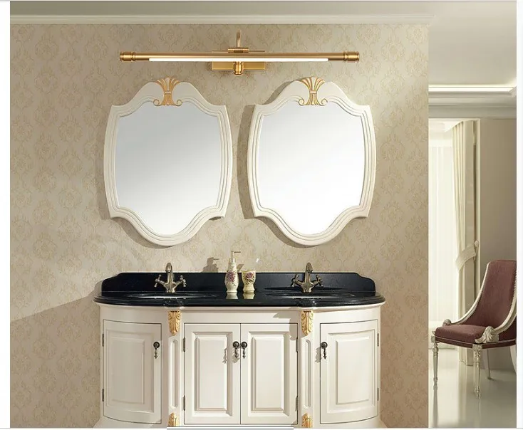 Бесплатная доставка современные латунные светодиодные Настенные светильники