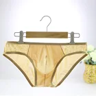 Мужские трусы-джоки Howe Ray, серые трусы из вискозы, сексуальное нижнее белье с кружевом для геев, 2019