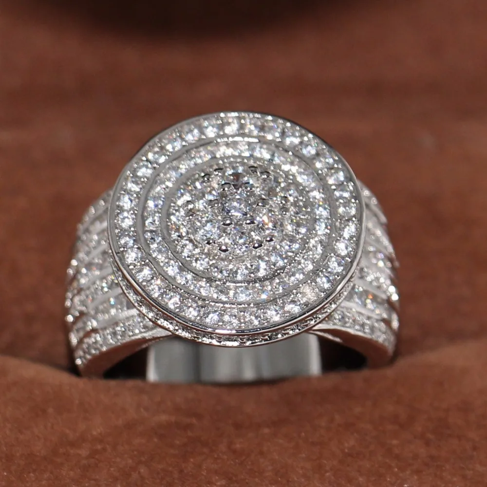 Женское кольцо на палец из стерлингового серебра 925 пробы с фианитом 5А|finger ring|wedding