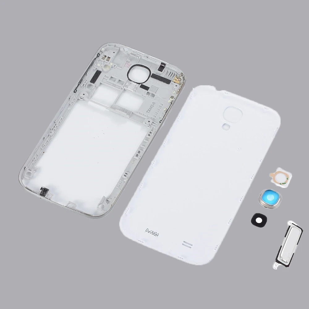 Корпус для Samsung Galaxy S4 I9500 I337 i9505 i747 крышка средней рамки объектива камеры + задней