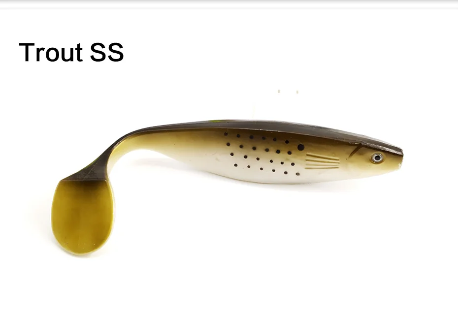 8,5 дюймов Big Swimmer Shad 1 шт/ПК 22,5 см Мягкая приманка для ловли щуки DIY Мягкая приманка