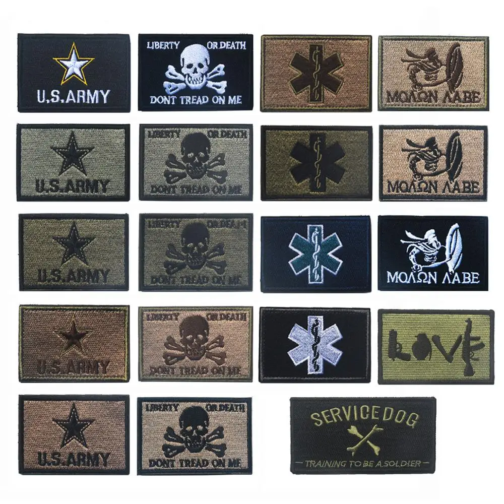 Военный армейский Тактический Мораль Star of Life медицинский медик крест вышивка