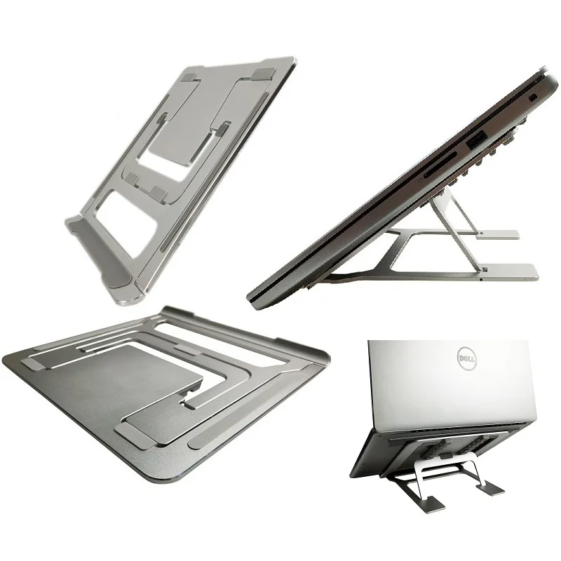 Алюминий Сплав Складной поднимаясь переносная Подставка для ноутбука Macbook mac book hp