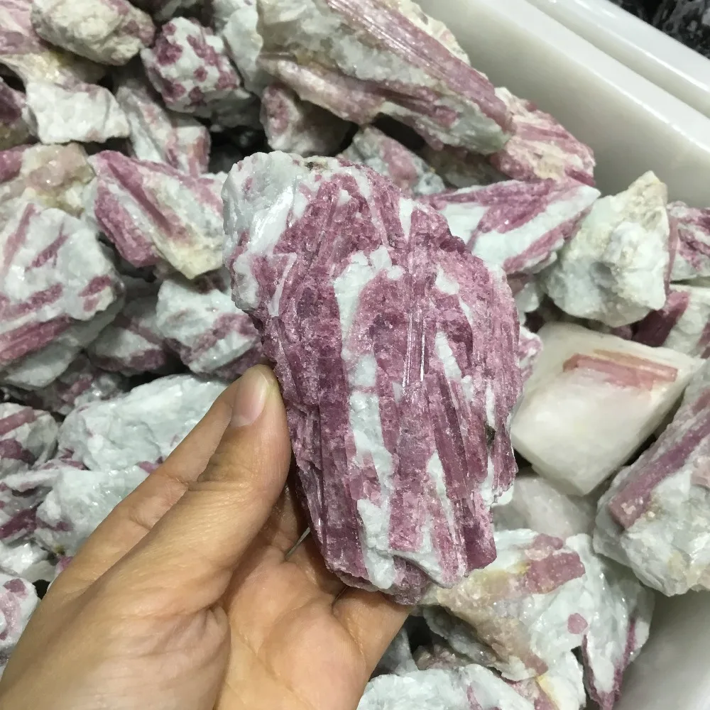 Природный красный турмалин rought stone rubellite stones|Камни| |