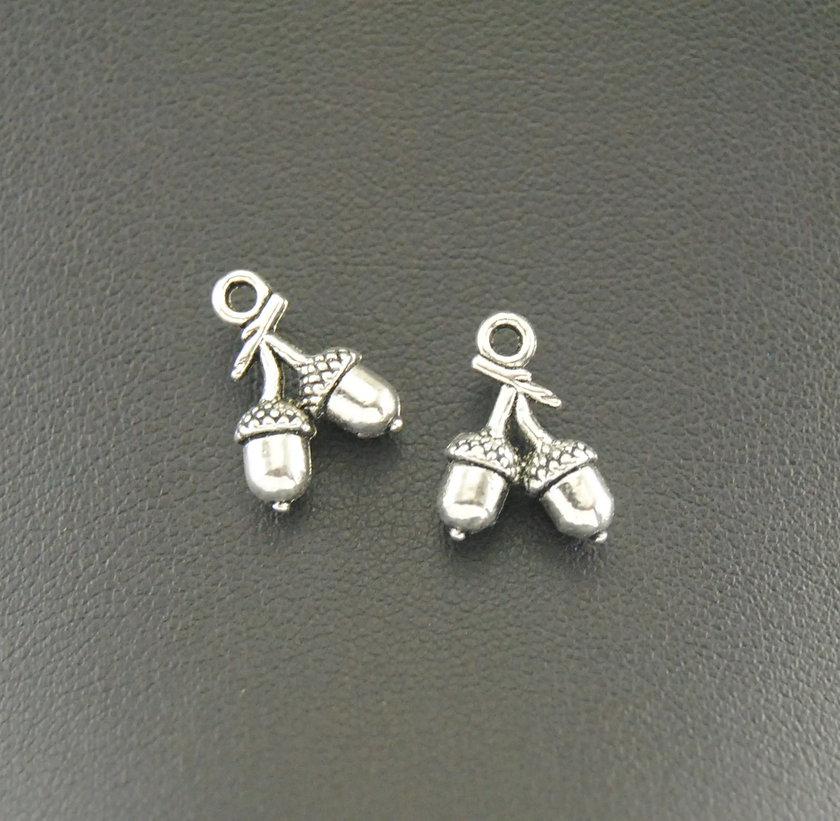 10 шт Серебряный цвет АКОРН амулеты подвески для самостоятельного изготовления