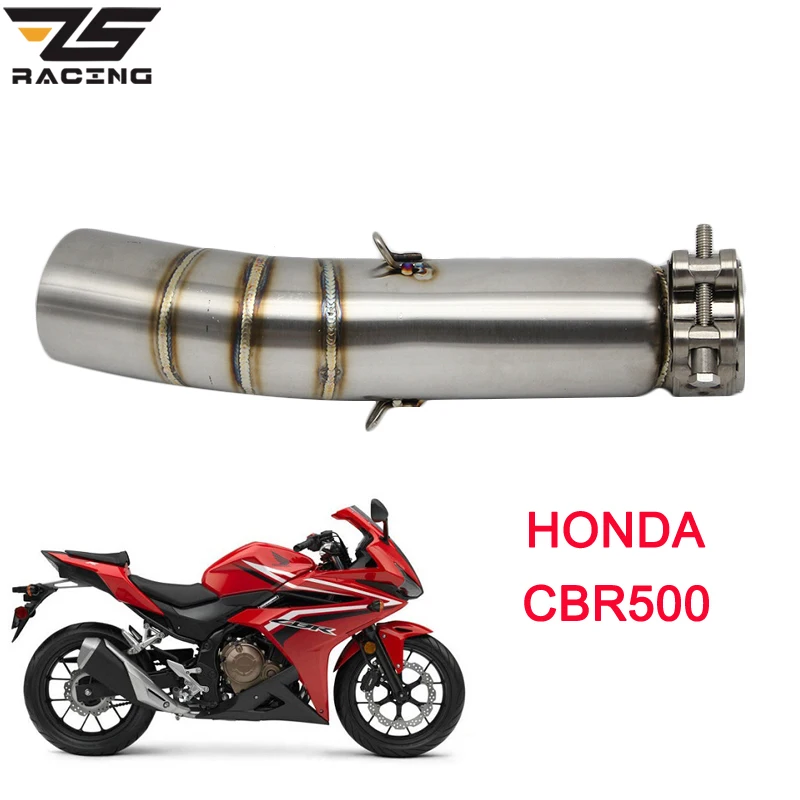 ZS Racing 50 8 мм Φ Link Pipe для HONDA CBR500 2012 2014 без выхлопных газов|link pipe|motorcycle exhaust link pipesmotorcycle