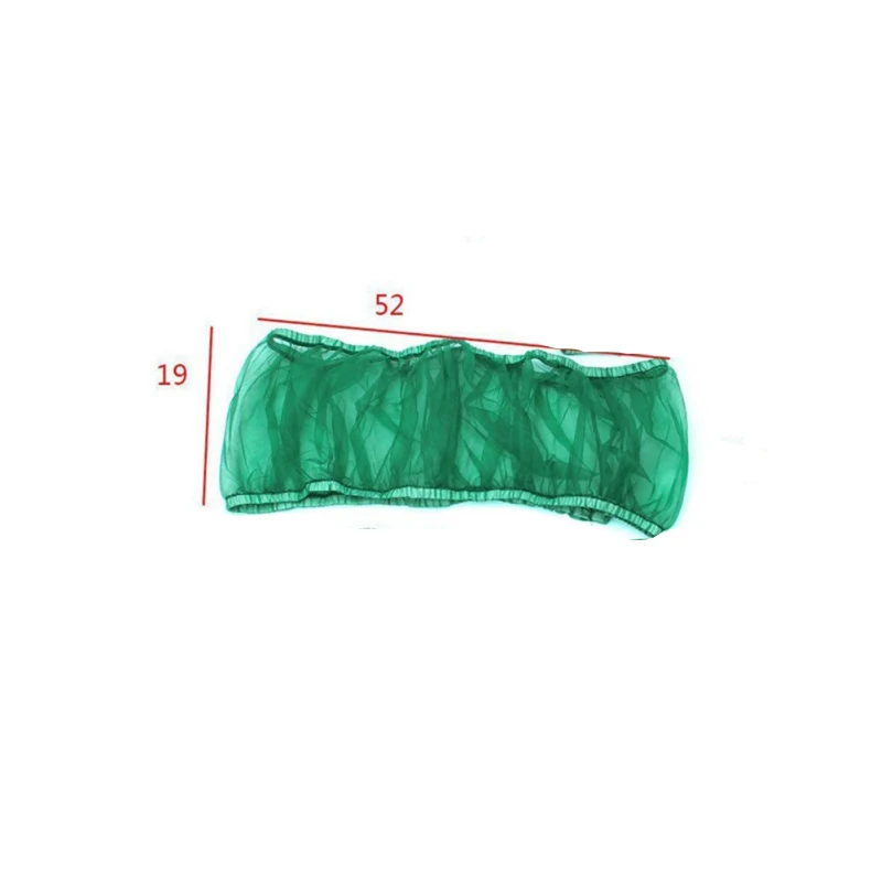Green-M Горячая сетка для птиц мягкая оболочка ткань клетка для птиц сетка для птичьих клеток защита семян Чехлы уникальный нейлон воздушный чехол юбка - Цвет: Green-M