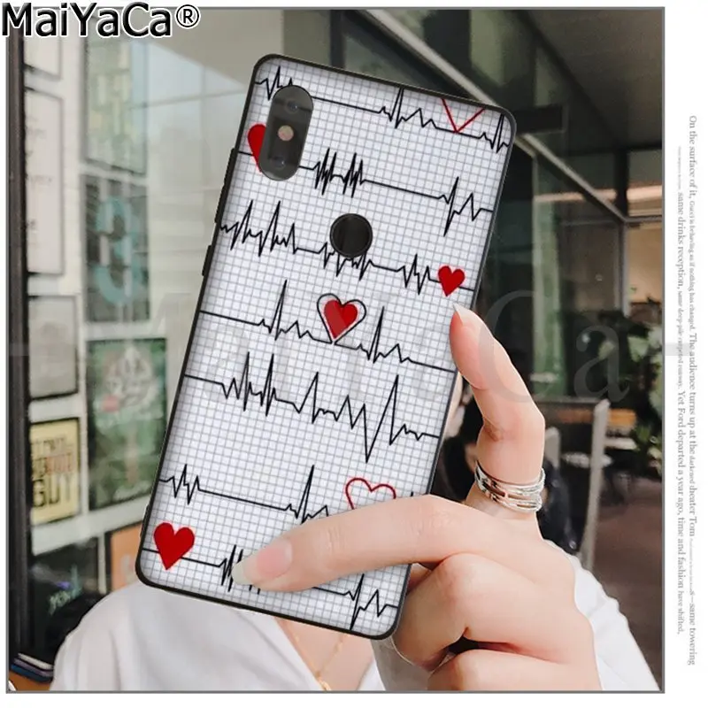 Мягкий чехол для телефона MaiYaCa медсестры медицинской медицины здоровья и сердца