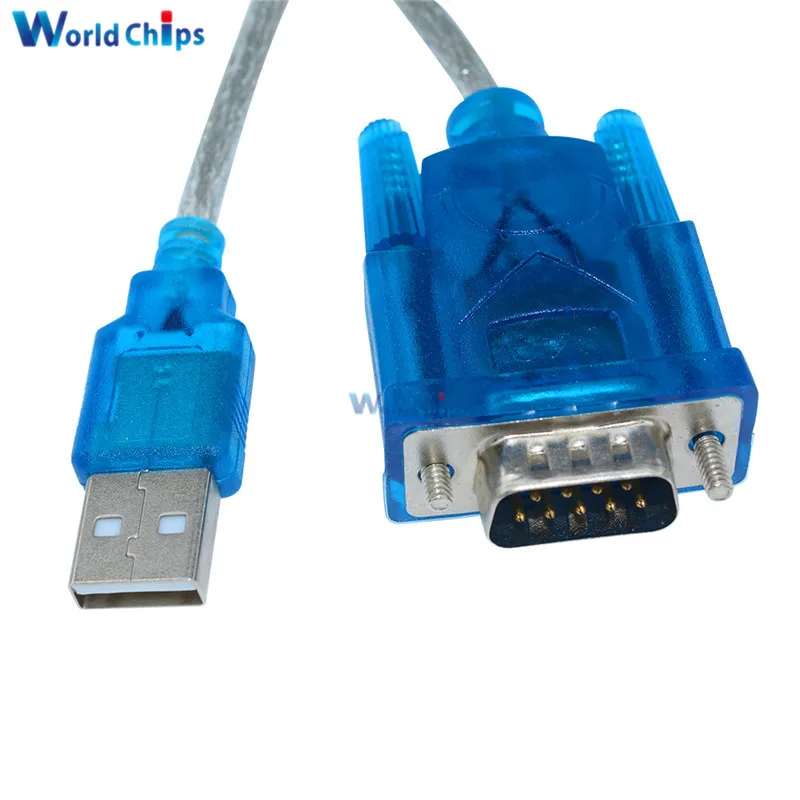 10 шт. CH340 USB в RS232 com порт последовательный 9 контактный DB9 Кабель адаптер Поддержка